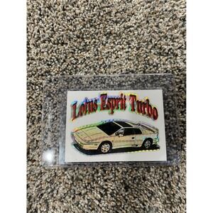 Vintage Lotus Esprit Turbo Holographic Prism Sticker 80s Supercar Decal‎ Kodak